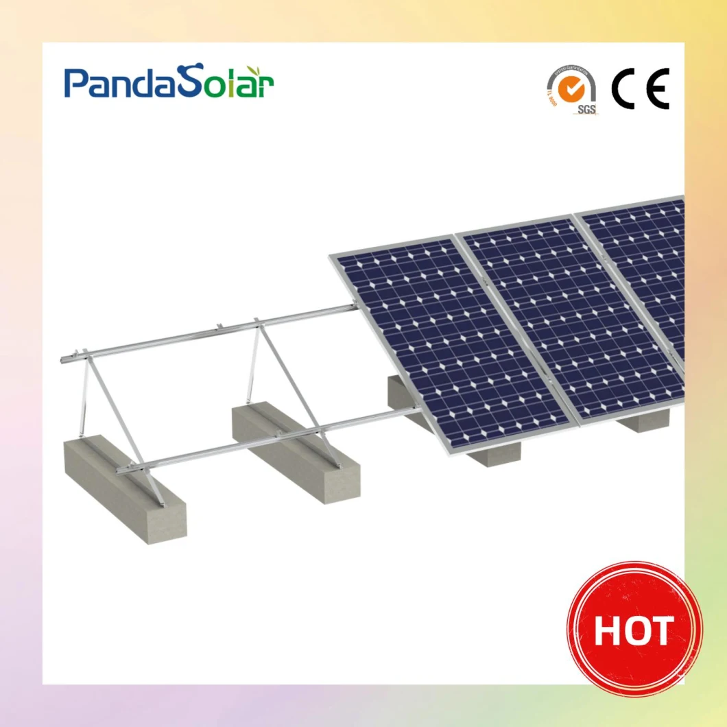 Solar Roof Mounting Fixed Tilt Angle Triangle Bracket System