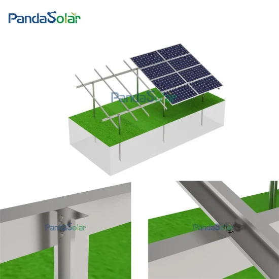 Pandasolar PV Magnesium Aluminium Zink Bodenmontagehalterungssystem Herstellung