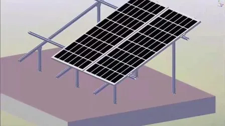 Aluminium-PV-Struktur, 10-kW-Solarenergie-Solarpanel-Montagesystem