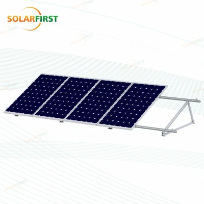 Solarpanelsystem mit fester Neigung für Flachdächer