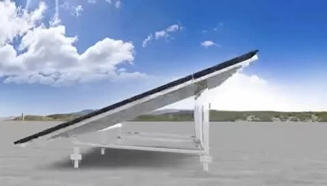 Hochwertiges Solarhalterungs-PV-Halterungs-Boden-Doppelsäulen-Solarenergie-Montagesystem