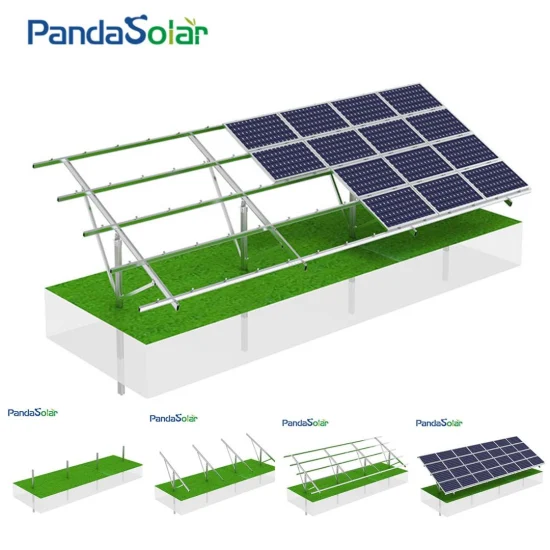 Direktes Einsetzen des einsäuligen PV-Anlagen-Bodenmontagesystems aus eloxiertem Aluminium