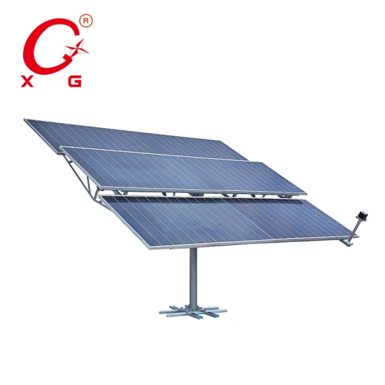 Zweiachsiges Solar-PV-Tracking-System 3 kW Smart Tracker Sun Power Clean Energy T6 Solarstromerzeugungs-Stützhalterung